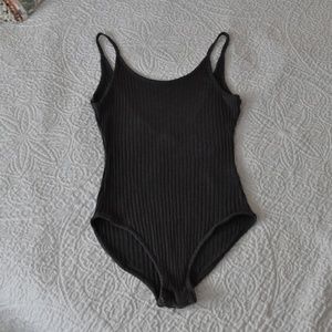 OU Out From Under Ribbed Bodysuit